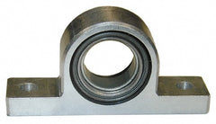 1/2" ID, 3-1/4" OAL x 1.563" OAH PTFE Bronze Bearing Pillow Block