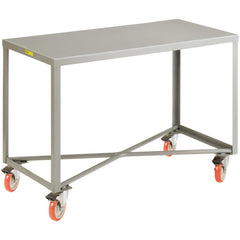 Mobile Work Benches; Bench Type: Mobile Table; Edge Type: Square; Depth (Inch): 24; Leg Style: Fixed; Load Capacity (Lb.