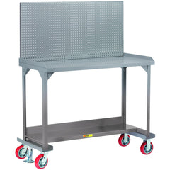 Mobile Work Benches; Bench Type: Mobile Workbench; Edge Type: Square; Depth (Inch): 30; Leg Style: Fixed; Load Capacity (Lb.