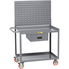 Mobile Work Benches; Bench Type: Mobile Workstation; Edge Type: Square; Depth (Inch): 24; Leg Style: Fixed; Load Capacity (Lb.