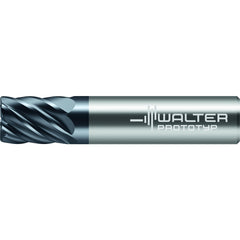 Corner Radius End Mill: 3/4" Dia, 1-5/8" LOC, 0.0900" Radius, 7 Flute, Solid Carbide