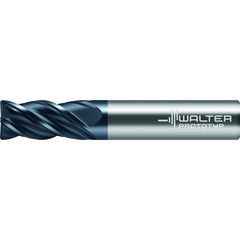 Corner Radius End Mill: 1/4" Dia, 1-1/4" LOC, 0.0200" Radius, 4 Flute, Solid Carbide