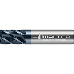 Corner Radius End Mill: 3/8" Dia, 1-3/4" LOC, 0.0200" Radius, 5 Flute, Solid Carbide