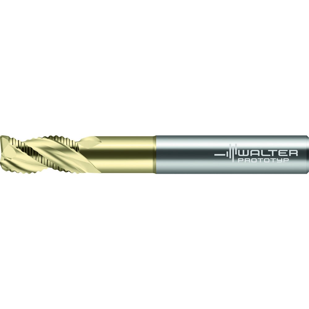 Corner Radius End Mill: 1" Dia, 1-1/2" LOC, 0.0300" Radius, 3 Flute, Solid Carbide