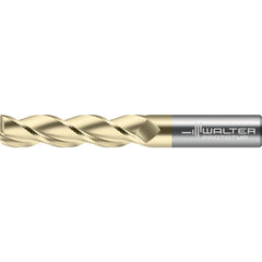 Corner Radius End Mill: 3/4" Dia, 1-5/8" LOC, 0.1200" Radius, 3 Flute, Solid Carbide