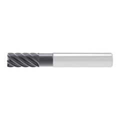 Corner Chamfer End Mill: 16.00 mm Dia, 32.00 mm LOC, 6 Flute, 0.20 mm Chamfer Width, Solid Carbide