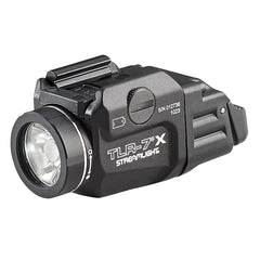 Weapon-Mounted Flashlights; For Use With: Select Railed Compact and Full Size Handguns; Bulb Type: LED; Lumens: 500; Laser Sight: No Laser Sight; Battery Chemistry: Lithium-ion; Batteries Included: Yes