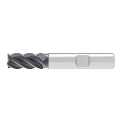 Corner Chamfer End Mill: 19.50 mm Dia, 30.00 mm LOC, 4 Flute, 0.30 mm Chamfer Width, Solid Carbide