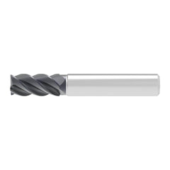 Corner Chamfer End Mill: 15.00 mm Dia, 24.00 mm LOC, 4 Flute, 0.20 mm Chamfer Width, Solid Carbide