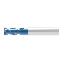 Corner Chamfer End Mill: 12.00 mm Dia, 26.00 mm LOC, 2 Flute, 0.13 mm Chamfer Width, Solid Carbide