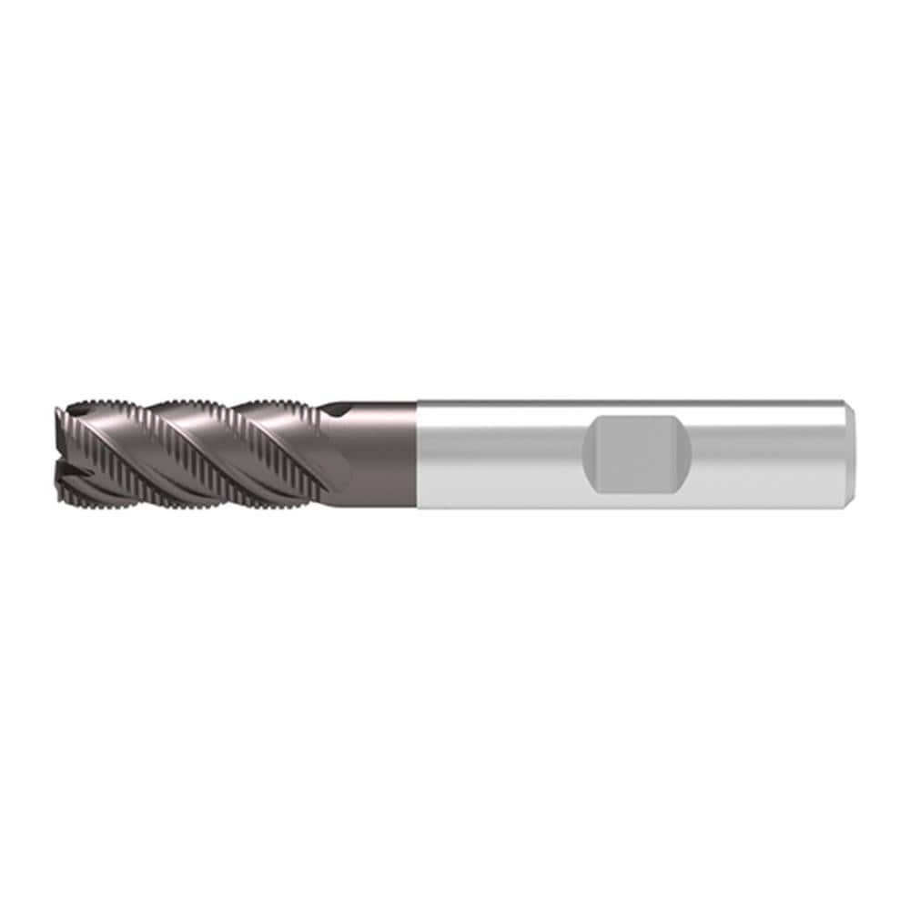 Corner Chamfer End Mill: 20.00 mm Dia, 40.00 mm LOC, 5 Flute, 0.40 mm Chamfer Width, Solid Carbide