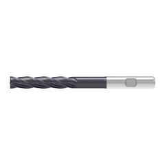 Corner Chamfer End Mill: 18.00 mm Dia, 72.00 mm LOC, 4 Flute, 0.18 mm Chamfer Width, Solid Carbide