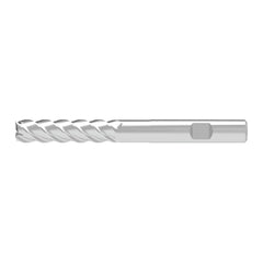 Corner Chamfer End Mill: 6.00 mm Dia, 30.00 mm LOC, 4 Flute, 0.07 mm Chamfer Width, Solid Carbide