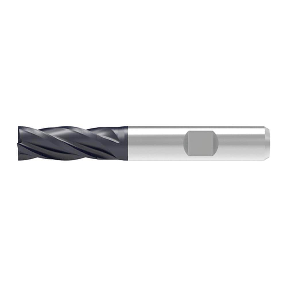 Corner Chamfer End Mill: 20.00 mm Dia, 40.00 mm LOC, 4 Flute, 0.20 mm Chamfer Width, Solid Carbide