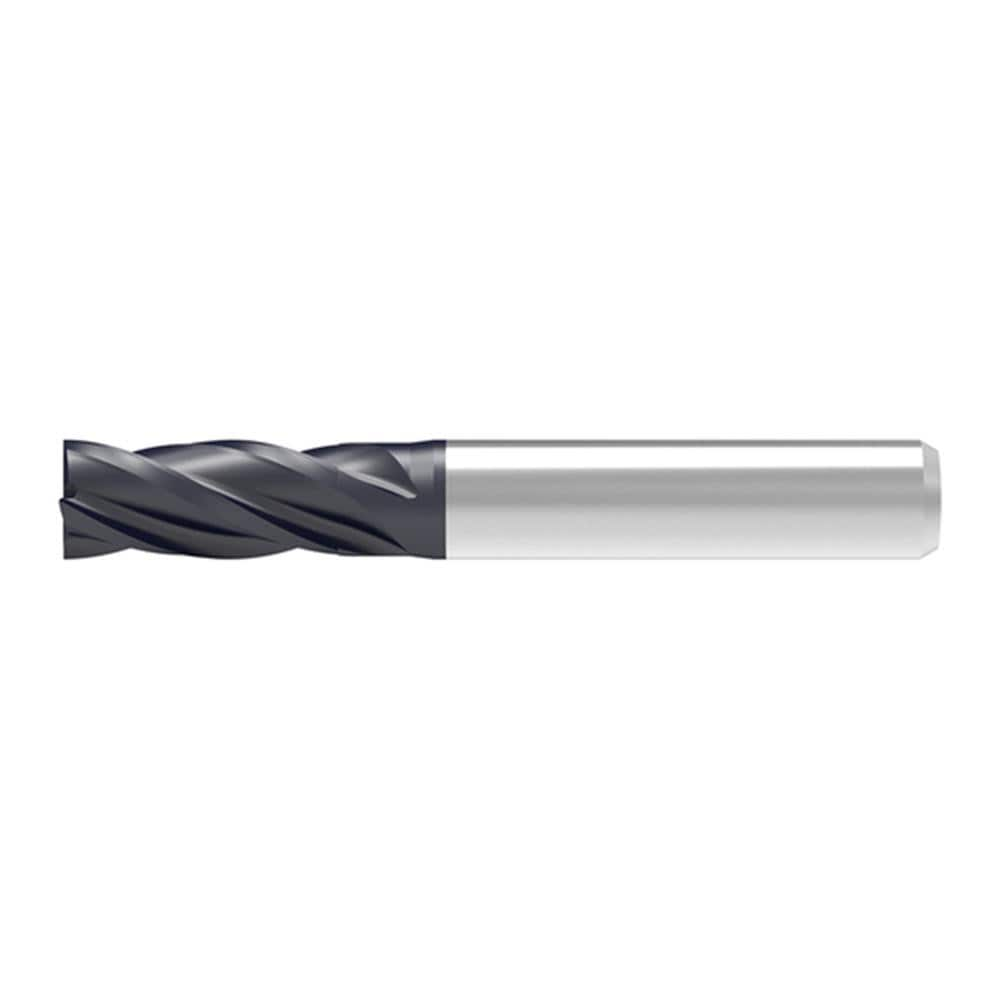 Corner Chamfer End Mill: 11.00 mm Dia, 26.00 mm LOC, 4 Flute, 0.10 mm Chamfer Width, Solid Carbide