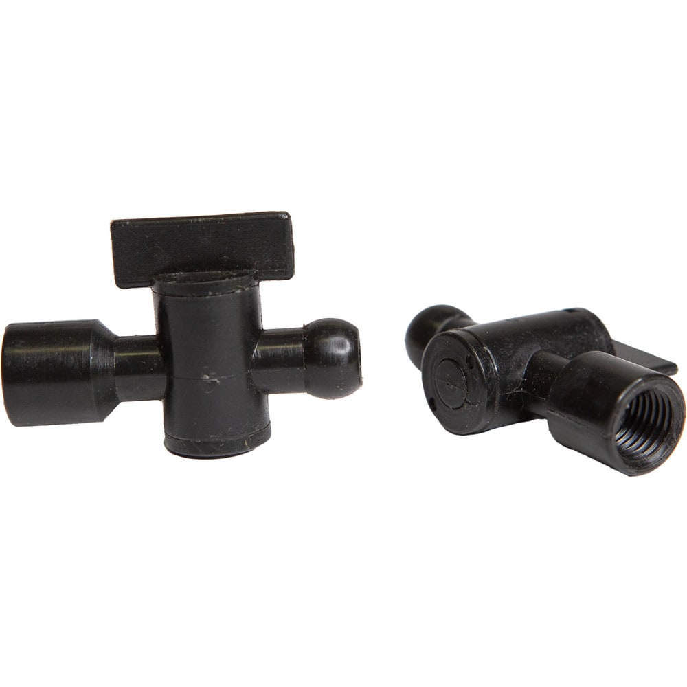 Coolant Hose Valves; Hose Inside Diameter (Inch): 1/4; System Size: 0.25 in; Connection Type: Male Snap-Loc x Female; Body Material: POM; Thread Size: 1/4 in; Number Of Pieces: 10