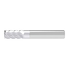 Corner Chamfer End Mill: 20.00 mm Dia, 41.00 mm LOC, 5 Flute, 0.30 mm Chamfer Width, Solid Carbide