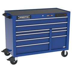 Steel Tool Roller Cabinet: 50" Wide, 41" High, 25-1/4" Deep, 9 Drawer