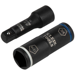 Impact Socket: 1/2" Drive, 3/4" Socket, Hex Drive