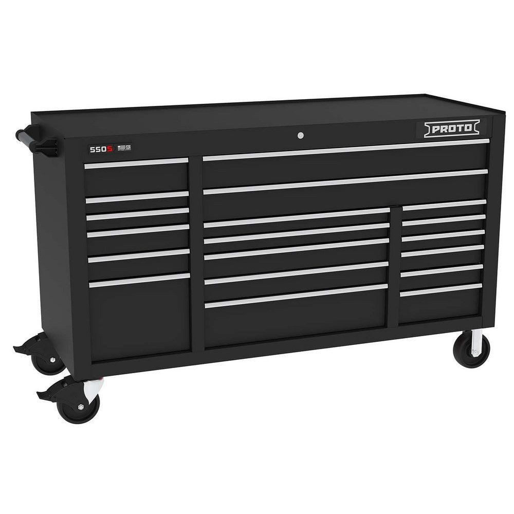 Steel Tool Roller Cabinet: 67" Wide, 41" High, 25-1/4" Deep, 19 Drawer