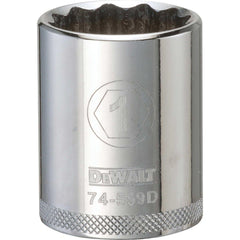 Standard  Hand Socket: 1/2" Drive, 1" Socket, 12-Point