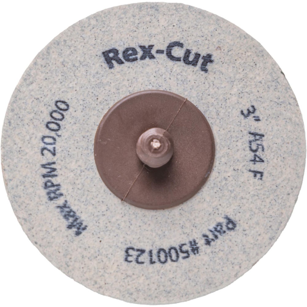 Quick-Change Disc: Type R, 3" Dia, 80 Grit, Aluminum Oxide, Non-Woven