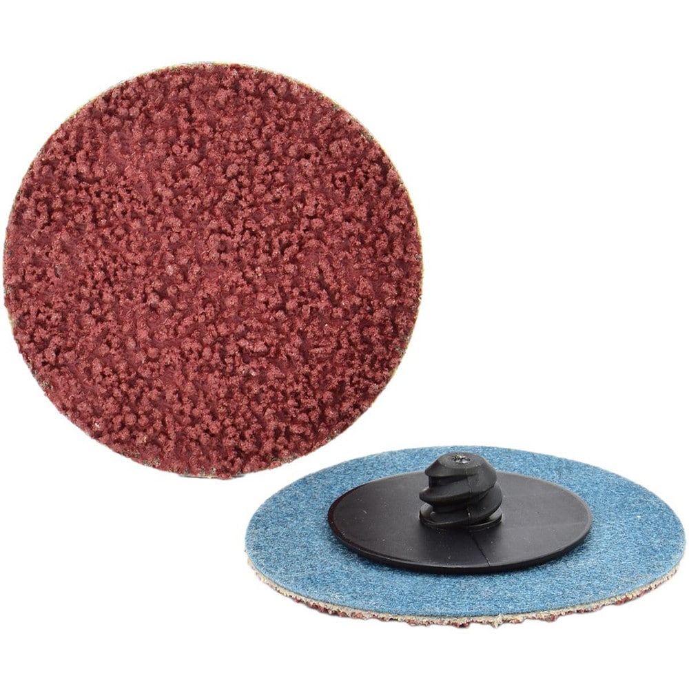 Quick-Change Disc: Type R, 3" Dia, 600 Grit, Aluminum Oxide, Coated