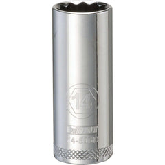 Deep  Hand Socket: 3/8" Drive, 14.00 mm Socket, 12-Point