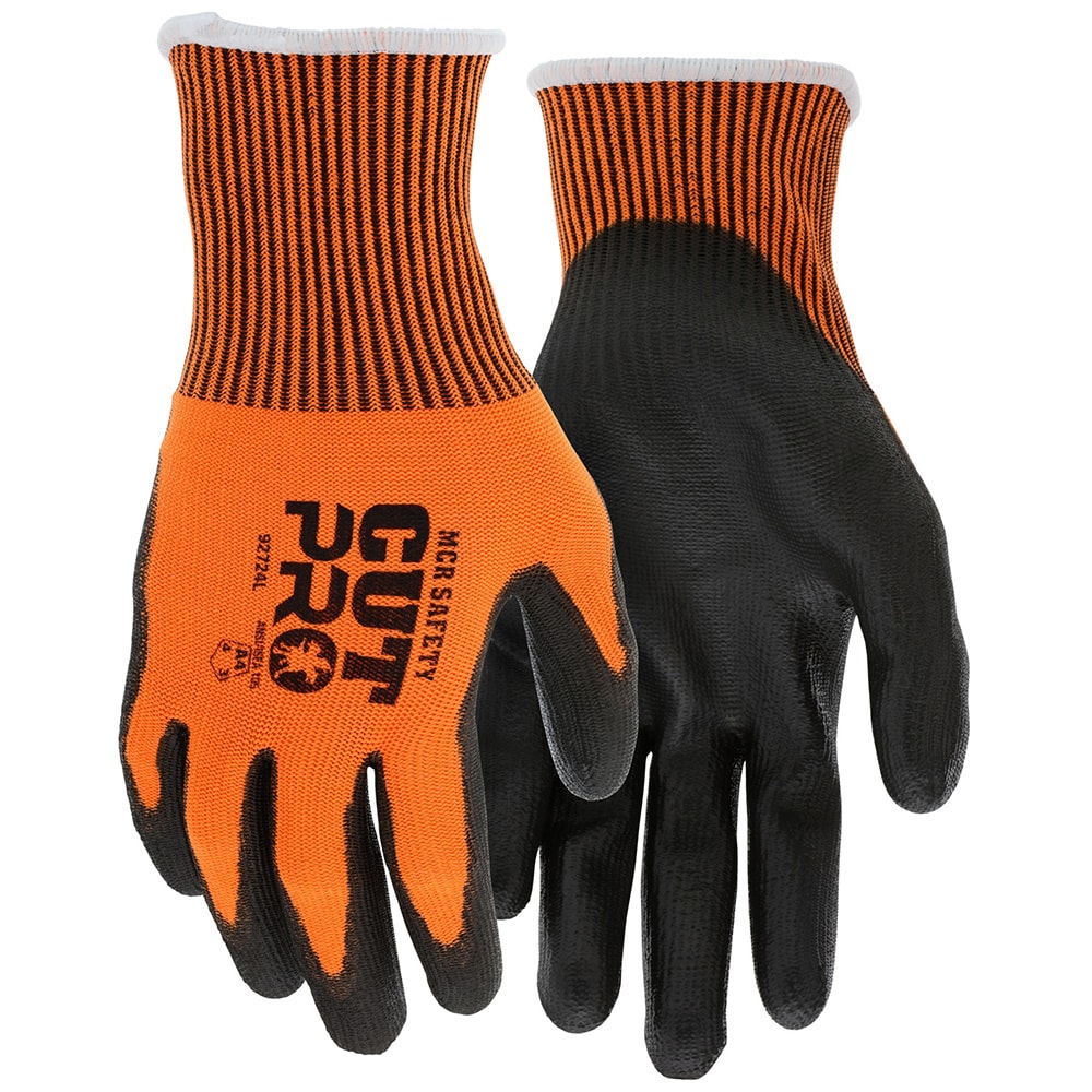 Cut & Abrasion-Resistant Gloves: Cut Pro 92724, Size X-Small, ANSI Cut A4, ANSI Puncture 0, Polyurethane, HPPE