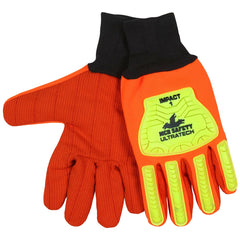 Work Gloves: UltraTech Ultratech, Size Medium/Large, Not Lined, Cotton or Cotton Blend, Impact