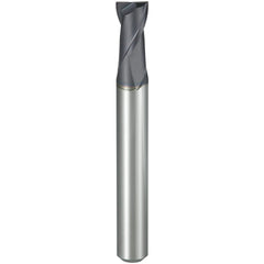 Square End Mill: 10.00 mm Dia, 15.00 mm LOC, 2 Flute, Solid Carbide