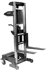 350 Lbs. Load Capacity, 118-7/8 Inch Lift Height, Counter Weight Base Manually Operated Lift