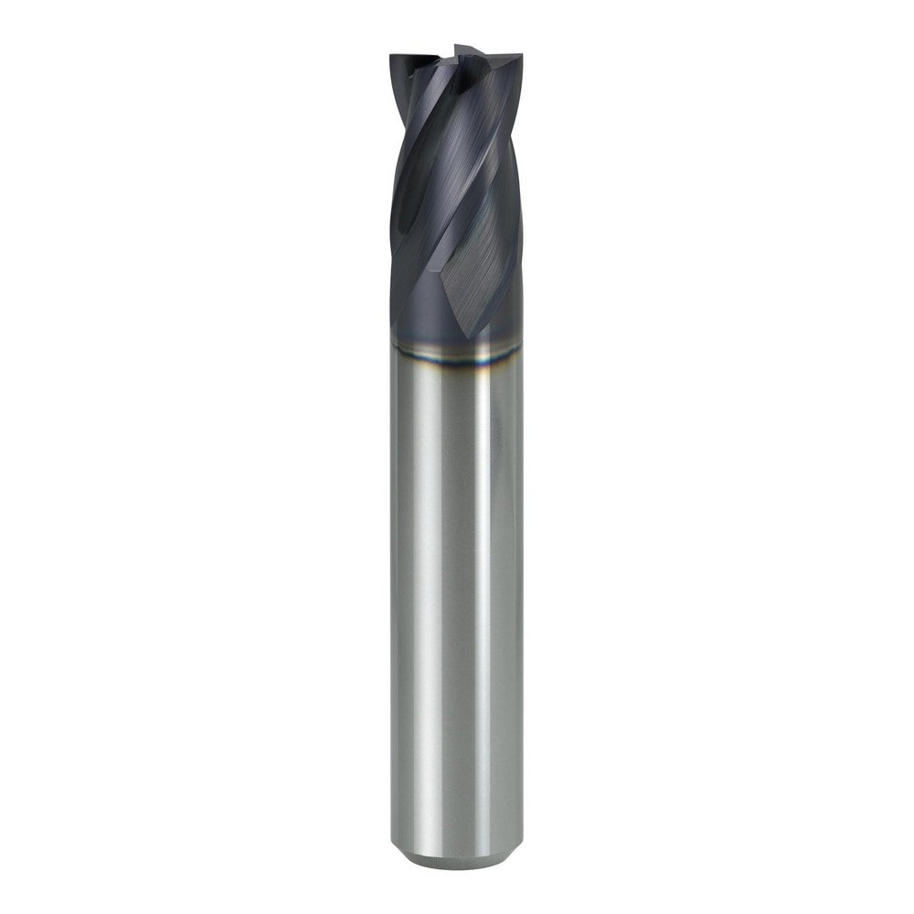 Square End Mill: 14.00 mm Dia, 15.00 mm LOC, 4 Flute, Solid Carbide