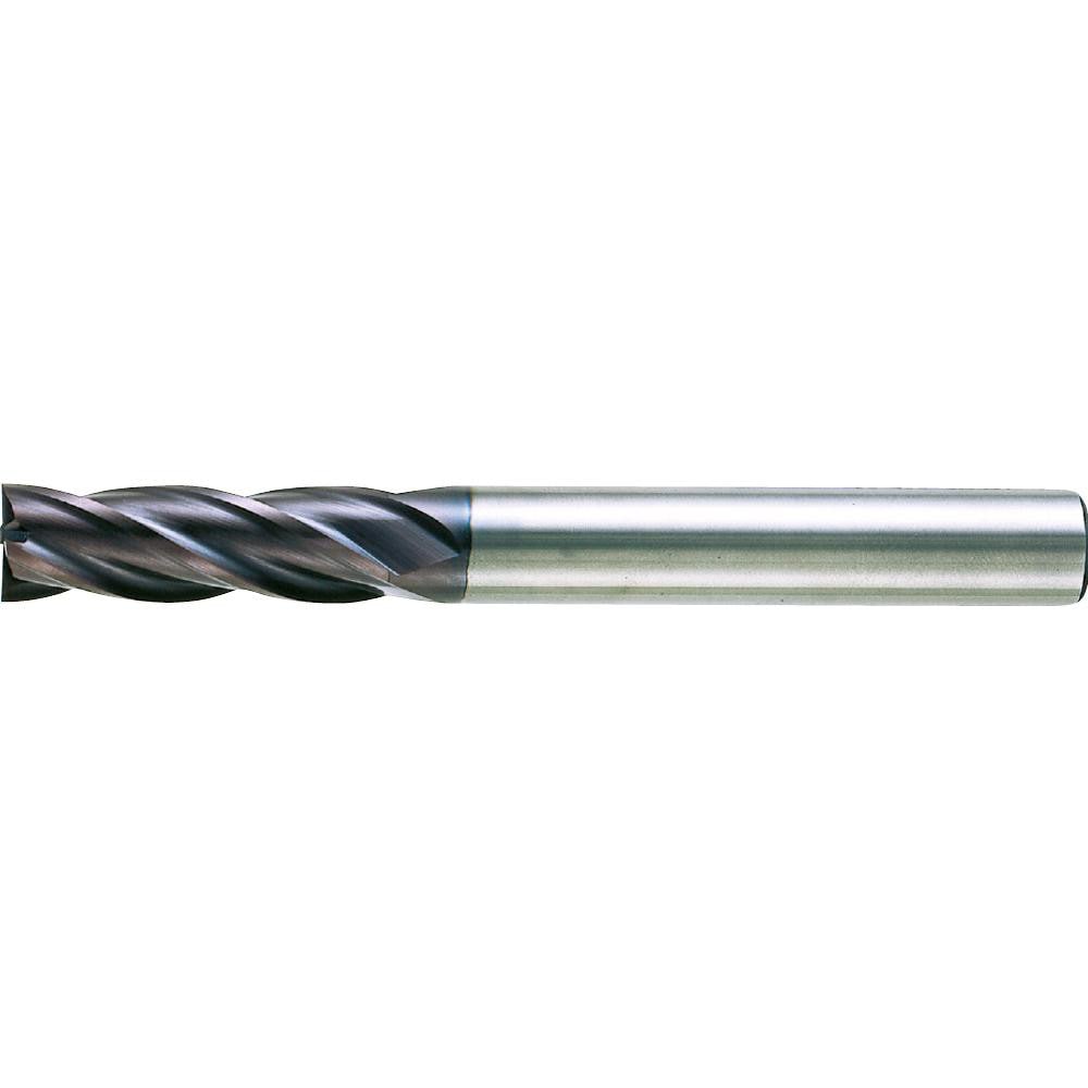 Square End Mill: 3/16" Dia, 3/4" LOC, 4 Flute, Solid Carbide