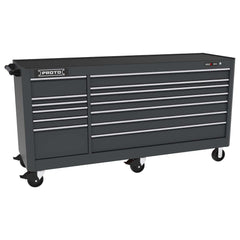 Steel Tool Roller Cabinet: 88-1/4" Wide, 46-3/8" High, 27" Deep, 13 Drawer