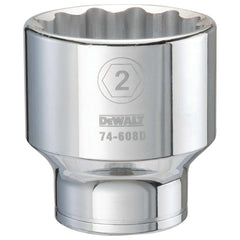 Standard  Hand Socket: 3/4" Drive, 2" Socket, 12-Point