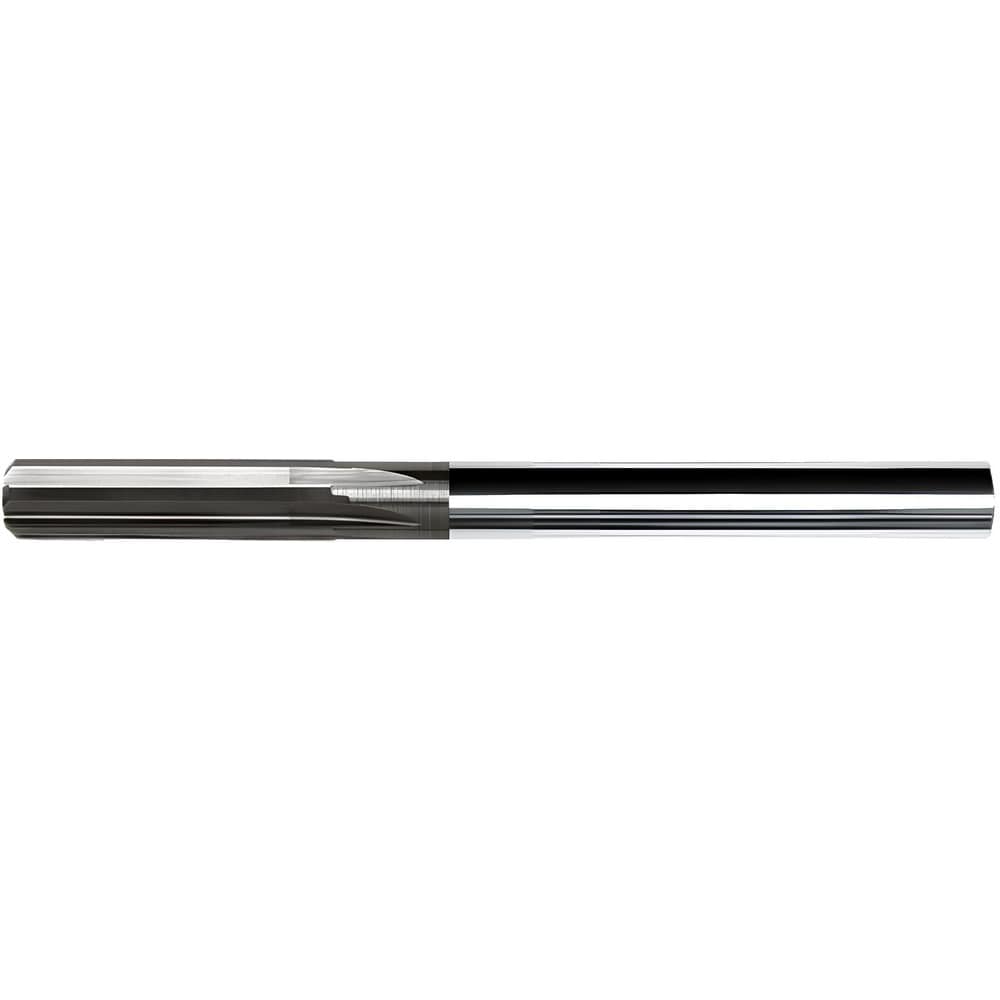 Chucking Reamer: 0.4695" Dia, 4" OAL, 1-3/8" Flute Length, Straight-Cylindrical Shank, Solid Carbide