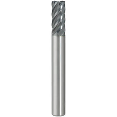 Square End Mill: 3/8" Dia, 7/8" LOC, 5 Flute, Solid Carbide