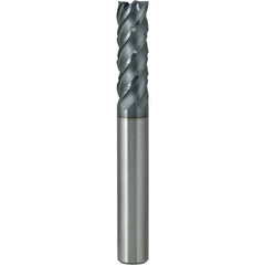 Square End Mill: 10.00 mm Dia, 30.00 mm LOC, 5 Flute, Solid Carbide