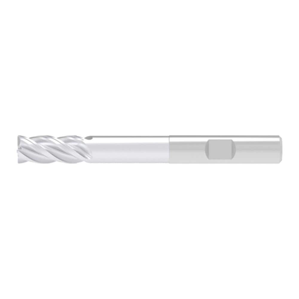 Corner Chamfer End Mill: 12.00 mm Dia, 25.00 mm LOC, 4 Flute, 0.30 mm Chamfer Width, Solid Carbide