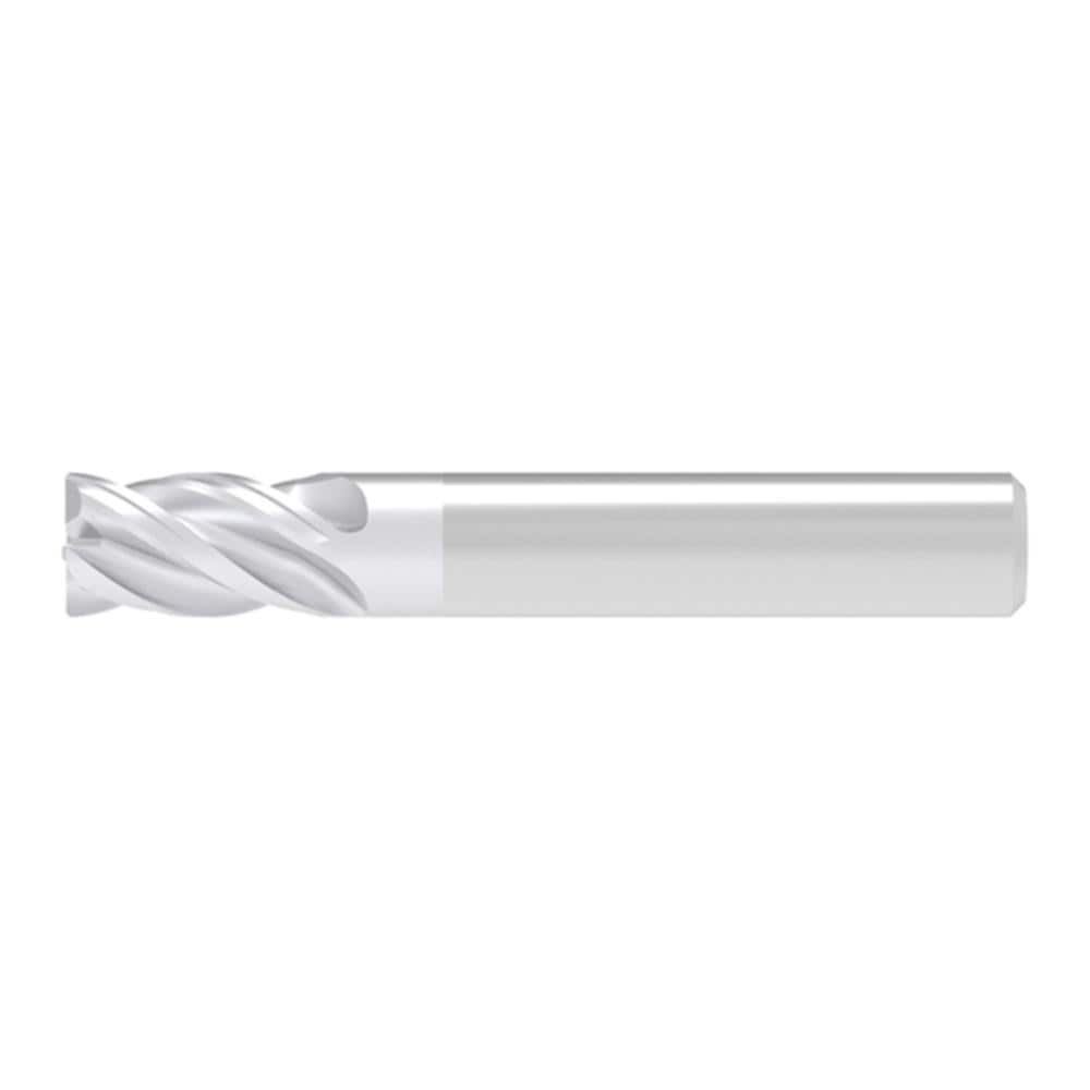 Corner Chamfer End Mill: 16.00 mm Dia, 22.00 mm LOC, 4 Flute, 0.30 mm Chamfer Width, Solid Carbide