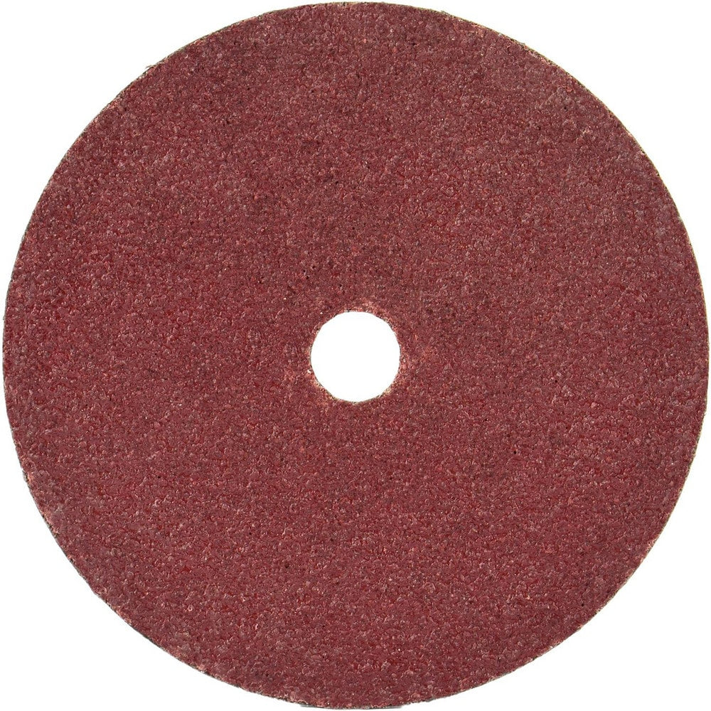 Fiber Disc:  4" Disc Dia, Arbor Hole, 36 Grit, Aluminum Oxide