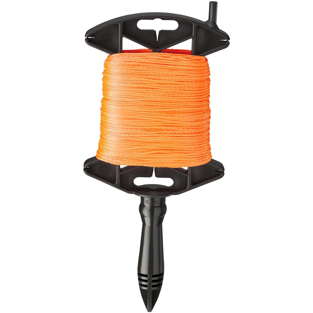 Twine; Twine Type: Braided Twine; Twine Construction: Braided; Material: Nylon; Color: Orange; Twine Size: 500; Breaking Strength (Lb.): 165.00