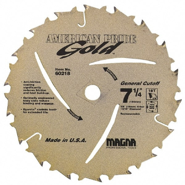 Wet & Dry Cut Saw Blade: 10" Dia, 5/8" Arbor Hole, 0.123" Kerf Width, 80 Teeth