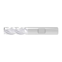 Corner Chamfer End Mill: 20.00 mm Dia, 38.00 mm LOC, 3 Flute, 0.20 mm Chamfer Width, Solid Carbide