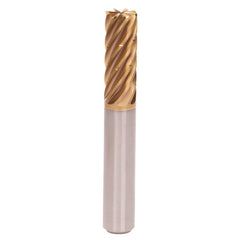 Corner Radius End Mill: 16 mm Dia, 64.00 mm LOC, 1.00 mm Radius, 8 Flute, Solid Carbide