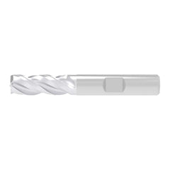 Corner Chamfer End Mill: 10.00 mm Dia, 22.00 mm LOC, 3 Flute, 0.20 mm Chamfer Width, Solid Carbide