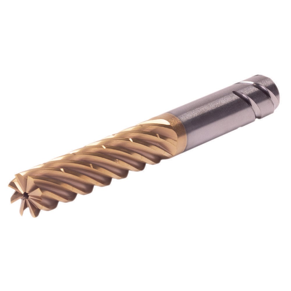 Roughing & Finishing End Mills; Mill Diameter (mm): 20.00; Flute Type: Helical; Number Of Flutes: 8; End Mill Material: Solid Carbide; Length of Cut (mm): 80.00; Coating/Finish: AlCrN