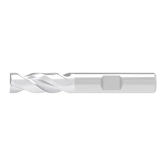 Corner Chamfer End Mill: 20.00 mm Dia, 38.00 mm LOC, 2 Flute, 0.10 mm Chamfer Width, Solid Carbide