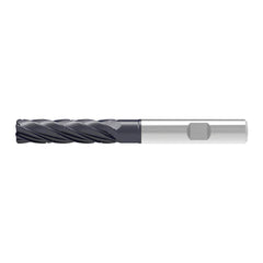 Corner Radius End Mill: 18.00 mm Dia, 73.00 mm LOC, 1.50 mm Radius, 5 Flute, Solid Carbide